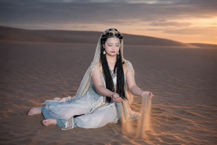 西域艺术照 · 流沙静谧